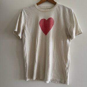 Perfectly casual and charming Imogene + Willie "Heart" tee